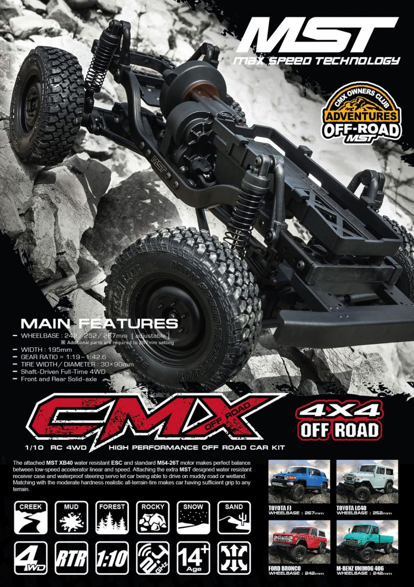 Max Speed Technology-PRODUCTCARS - OFF-ROADCMX RTRCMX RTR